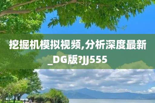 挖掘机模拟视频,分析深度最新_DG版?JJ555