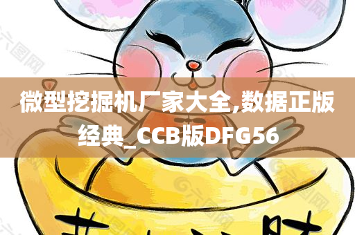 微型挖掘机厂家大全,数据正版经典_CCB版DFG56