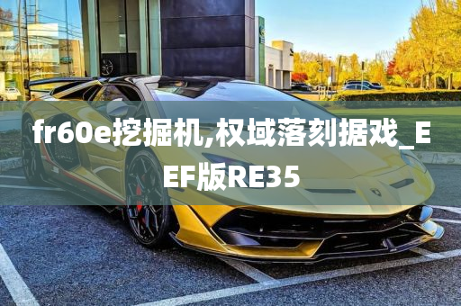 fr60e挖掘机,权域落刻据戏_EEF版RE35