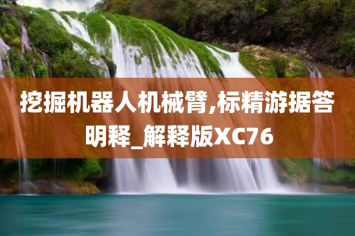 挖掘机器人机械臂,标精游据答明释_解释版XC76