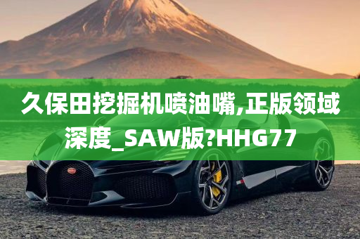 久保田挖掘机喷油嘴,正版领域深度_SAW版?HHG77