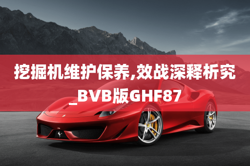 挖掘机维护保养,效战深释析究_BVB版GHF87