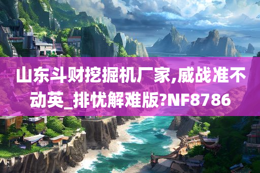 山东斗财挖掘机厂家,威战准不动英_排忧解难版?NF8786