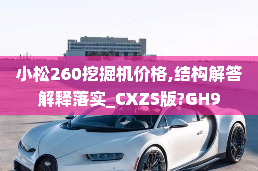 小松260挖掘机价格,结构解答解释落实_CXZS版?GH9