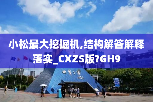 小松最大挖掘机,结构解答解释落实_CXZS版?GH9