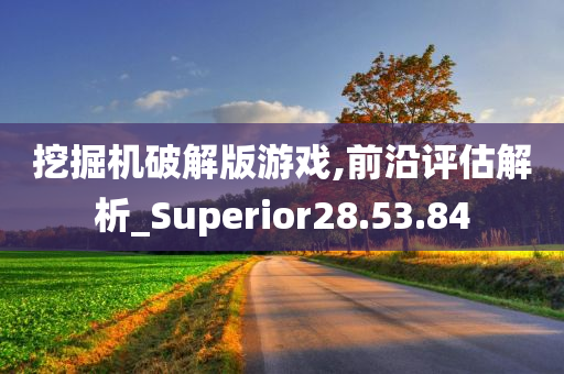 挖掘机破解版游戏,前沿评估解析_Superior28.53.84