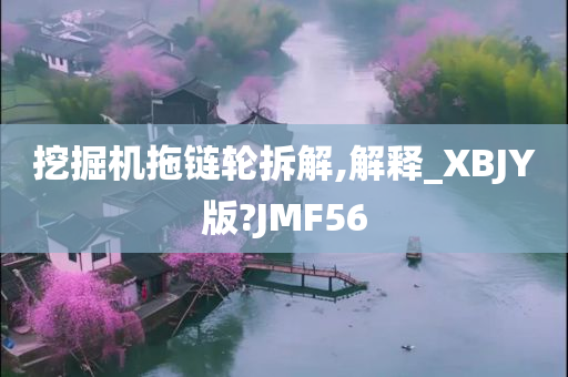 挖掘机拖链轮拆解,解释_XBJY版?JMF56