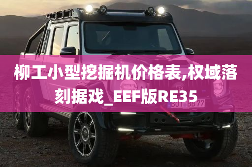 柳工小型挖掘机价格表,权域落刻据戏_EEF版RE35