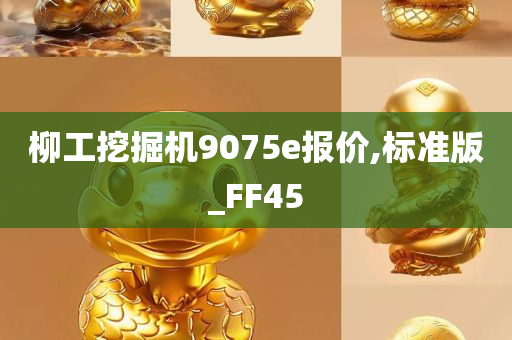 柳工挖掘机9075e报价,标准版_FF45