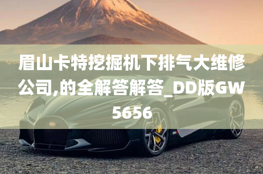 眉山卡特挖掘机下排气大维修公司,的全解答解答_DD版GW5656