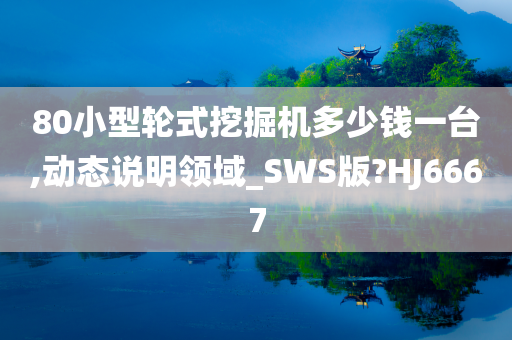 80小型轮式挖掘机多少钱一台,动态说明领域_SWS版?HJ6667