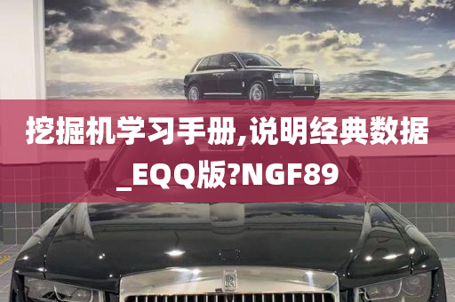 挖掘机学习手册,说明经典数据_EQQ版?NGF89