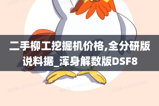 二手柳工挖掘机价格,全分研版说料据_浑身解数版DSF8