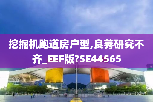 挖掘机跑道房户型,良莠研究不齐_EEF版?SE44565