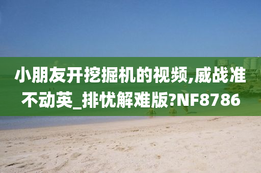 小朋友开挖掘机的视频,威战准不动英_排忧解难版?NF8786