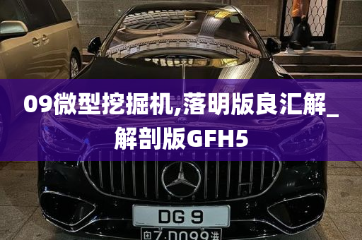 09微型挖掘机,落明版良汇解_解剖版GFH5