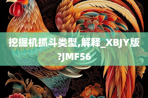 挖掘机抓斗类型,解释_XBJY版?JMF56