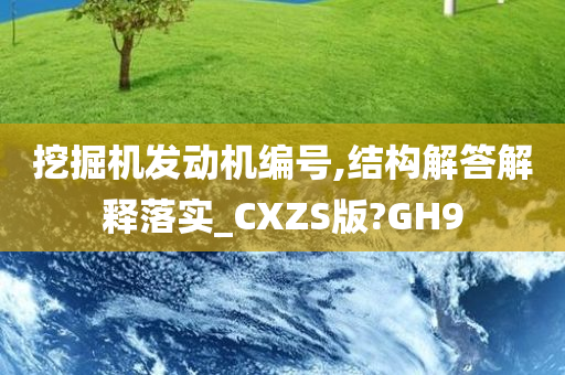 挖掘机发动机编号,结构解答解释落实_CXZS版?GH9