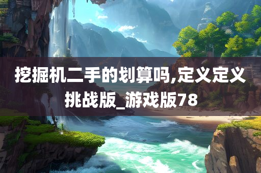 挖掘机二手的划算吗,定义定义挑战版_游戏版78