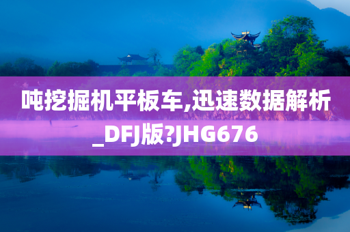 吨挖掘机平板车,迅速数据解析_DFJ版?JHG676