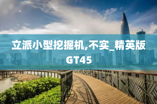 立派小型挖掘机,不实_精英版GT45