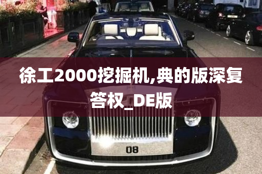 徐工2000挖掘机,典的版深复答权_DE版