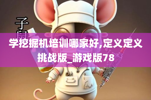 学挖掘机培训哪家好,定义定义挑战版_游戏版78