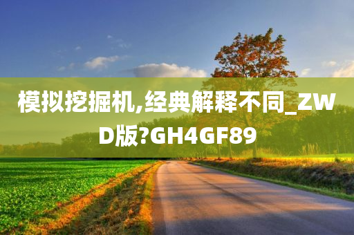 模拟挖掘机,经典解释不同_ZWD版?GH4GF89