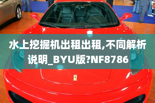 水上挖掘机出租出租,不同解析说明_BYU版?NF8786