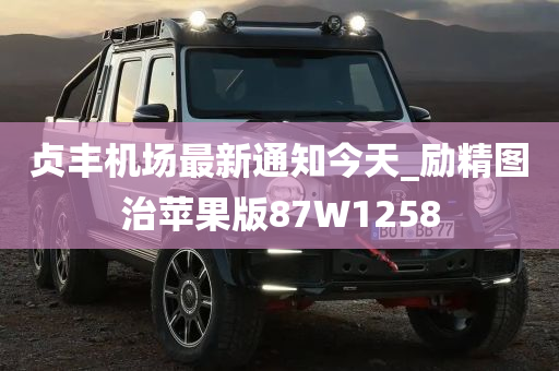 贞丰机场最新通知今天_励精图治苹果版87W1258