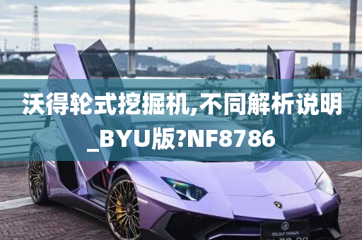 沃得轮式挖掘机,不同解析说明_BYU版?NF8786