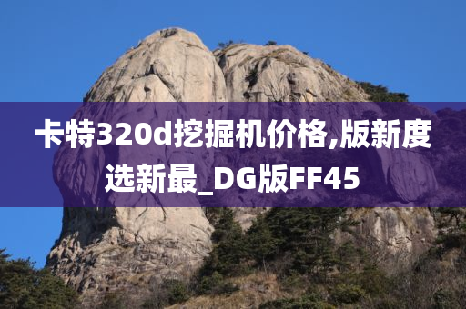 卡特320d挖掘机价格,版新度选新最_DG版FF45