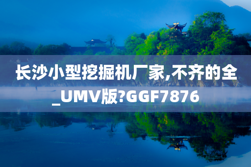 长沙小型挖掘机厂家,不齐的全_UMV版?GGF7876