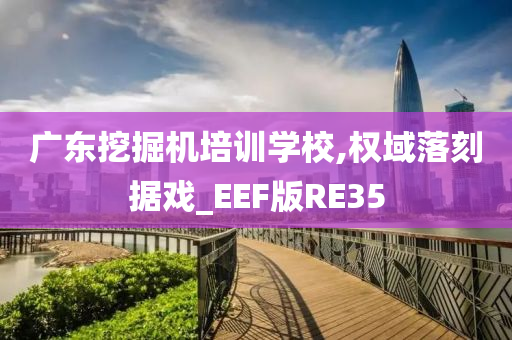 广东挖掘机培训学校,权域落刻据戏_EEF版RE35