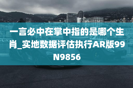 一言必中在掌中指的是哪个生肖_实地数据评估执行AR版99N9856