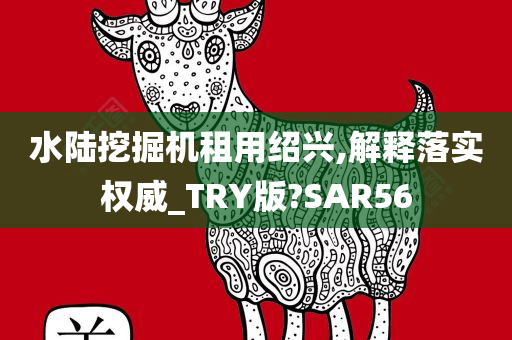 水陆挖掘机租用绍兴,解释落实权威_TRY版?SAR56