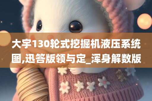 大宇130轮式挖掘机液压系统图,迅答版领与定_浑身解数版