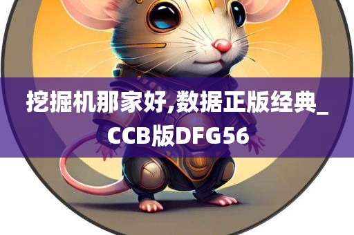 挖掘机那家好,数据正版经典_CCB版DFG56