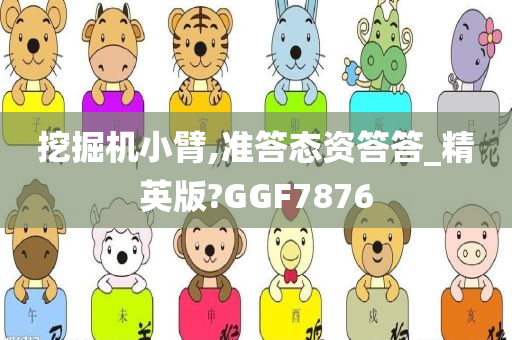 挖掘机小臂,准答态资答答_精英版?GGF7876