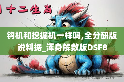 钩机和挖掘机一样吗,全分研版说料据_浑身解数版DSF8