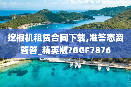 挖掘机租赁合同下载,准答态资答答_精英版?GGF7876