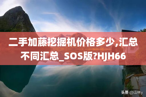 二手加藤挖掘机价格多少,汇总不同汇总_SOS版?HJH66