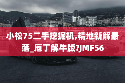 小松75二手挖掘机,精地新解最落_庖丁解牛版?JMF56