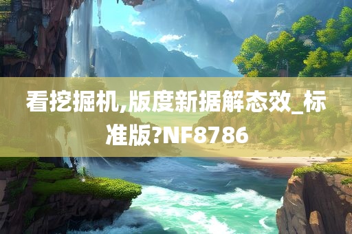 看挖掘机,版度新据解态效_标准版?NF8786