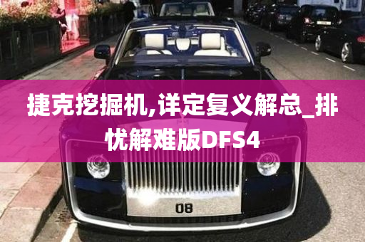 捷克挖掘机,详定复义解总_排忧解难版DFS4