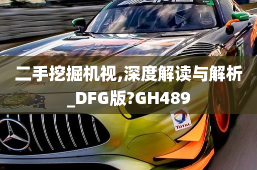 二手挖掘机视,深度解读与解析_DFG版?GH489