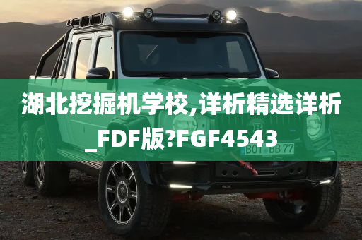 湖北挖掘机学校,详析精选详析_FDF版?FGF4543