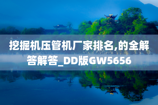 挖掘机压管机厂家排名,的全解答解答_DD版GW5656