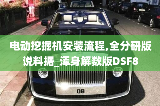 电动挖掘机安装流程,全分研版说料据_浑身解数版DSF8