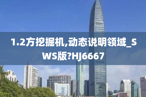 1.2方挖掘机,动态说明领域_SWS版?HJ6667